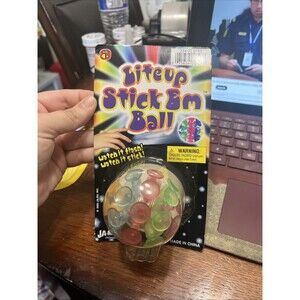2005 Ja-Ru Light Up Suction Cup Ball 727S